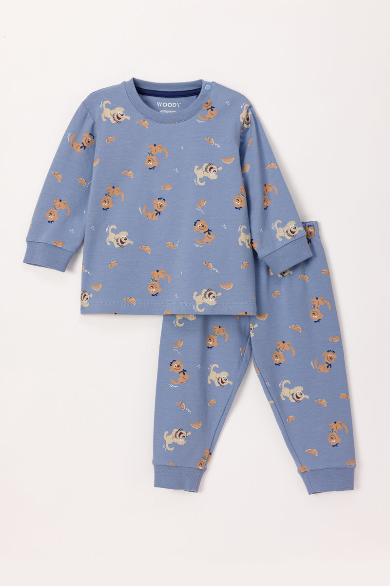 Woody boys pyjamaset baby first woody hondje