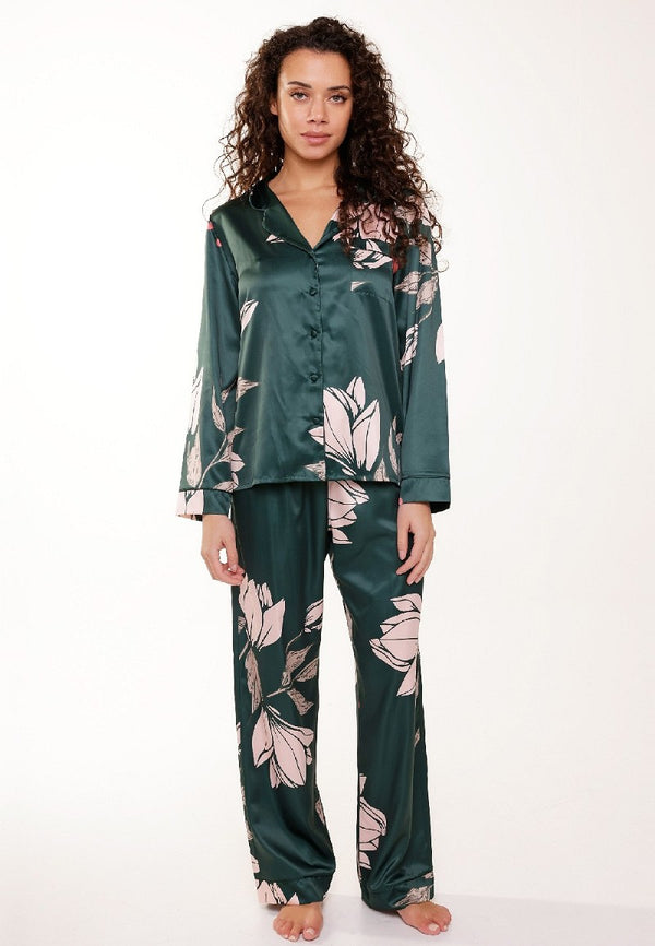 Lingadore pyjamaset print green