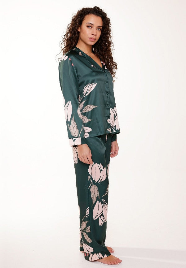 Lingadore pyjamaset print green