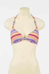 Twin Set triangel bikinitop striped