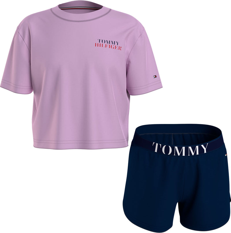 Tommy Hilfiger pyjamaset paars-blauw