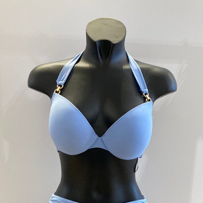 Twin set bikinitop voorgevormd met beugel placed blue